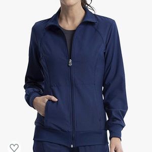Cherokee Women’s Infinity Zip Front Warm Up Jacket Navy